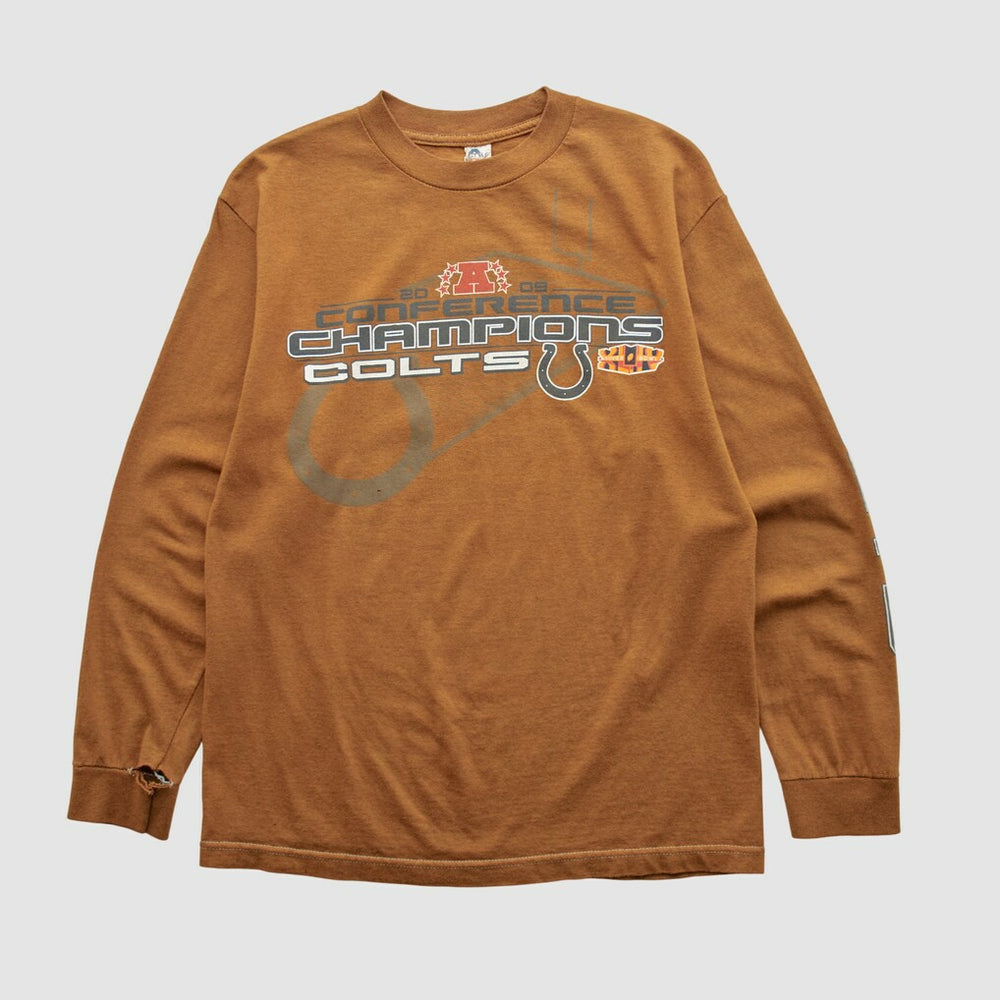 Indianapolis Colts Alstyle 2009 Long Sleeve T-shirt Clay Vintage - Fanatics