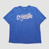New York Giants Reebok 2008 T-shirt Blue Vintage - Fanatics
