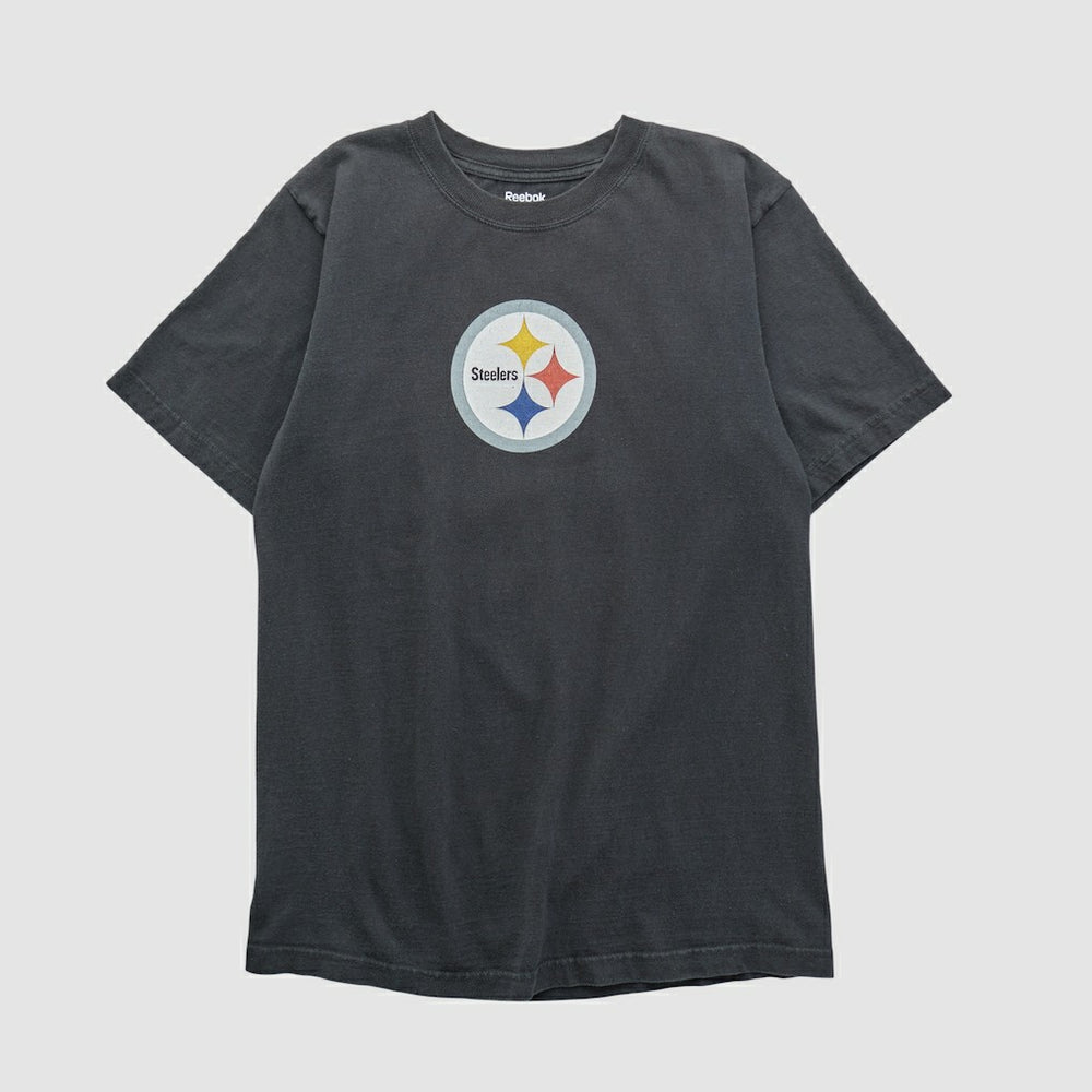 Pittsburgh Steelers Reebok 2000s T-shirt Black Vintage - Fanatics