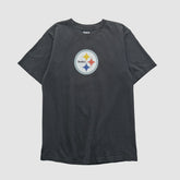 Pittsburgh Steelers Reebok 2000s T-shirt Black Vintage - Fanatics