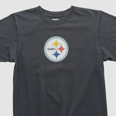 Pittsburgh Steelers Reebok 2000s T-shirt Black Vintage - Fanatics