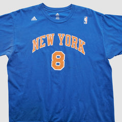 Adidas - New York Knicks 2000s T-shirt - Blue Vintage