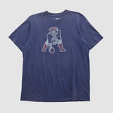 New England Patriots Reebok 2000s T-shirt Navy Vintage - Fanatics