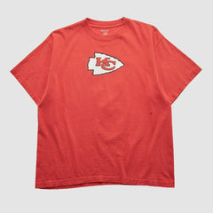 Kansas City Chiefs Reebok 2000s T-shirt Red Vintage - Fanatics