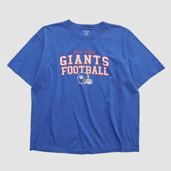 New York Giants Reebok 2010s T-shirt Blue Vintage - Fanatics
