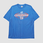 New York Giants Alstyle 2008 T-shirt Blue Vintage - Fanatics