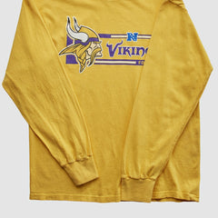 Minnesota Vikings NFL 2010s Long Sleeve T-shirt Yellow Vintage - Fanatics
