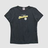 Pittsburgh Steelers NFL 2000s T-shirt Black Vintage - Fanatics