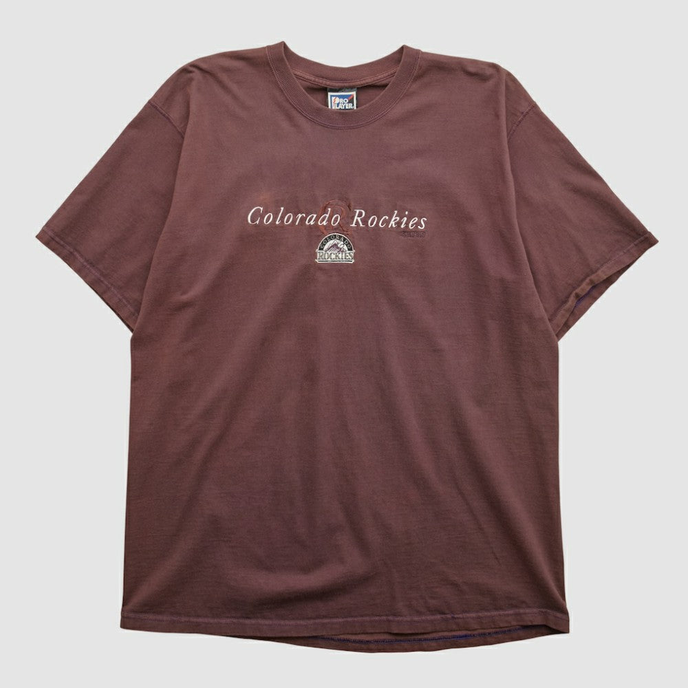 Colorado Rockies Pro Player 90s T-shirt On Sale