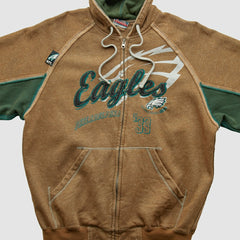 Philadelphia Eagles NFL 2010s Hooded Full Zip Sweatshirt Clay Vintage - Fanatics