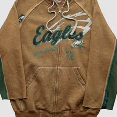 Philadelphia Eagles NFL 2010s Hooded Full Zip Sweatshirt Clay Vintage - Fanatics