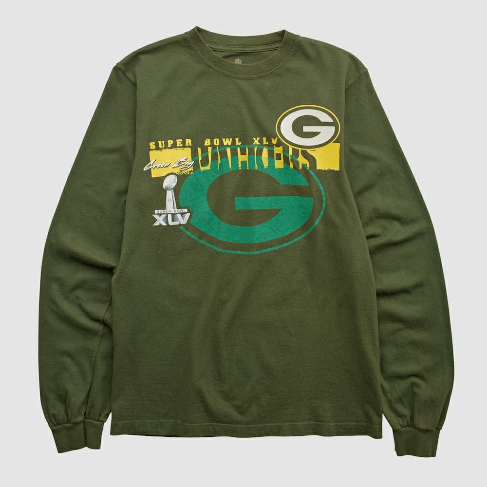 Green Bay Packers NFL 2011 Long Sleeve T-shirt Green Vintage - Fanatics