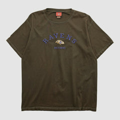 Baltimore Ravens NFL 2000s T-shirt Brown Vintage - Fanatics