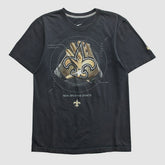 New Orleans Saints 2010s T-shirt Black Vintage - Fanatics