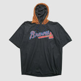 Atlanta Braves Salem Sportswear 1994 Hooded T-shirt On Sale