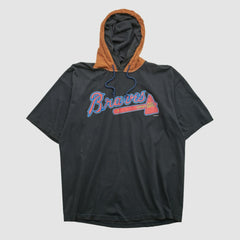 Atlanta Braves Salem Sportswear 1994 Hooded T-shirt On Sale