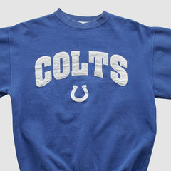 Indianapolis Colts Champion 2000s Pullover Sweatshirt Blue Vintage - Fanatics