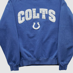 Indianapolis Colts Champion 2000s Pullover Sweatshirt Blue Vintage - Fanatics