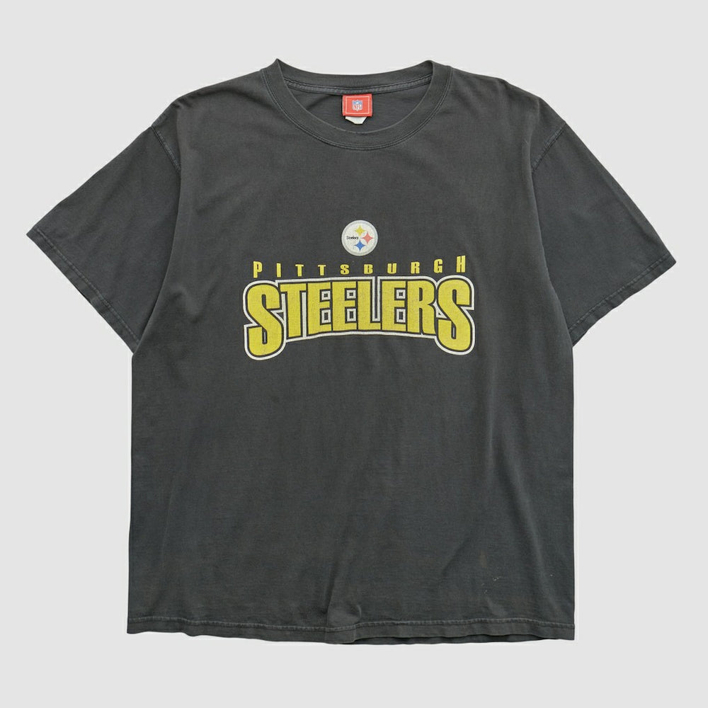 Pittsburgh Steelers NFL 2000s T-shirt Black Vintage - Fanatics