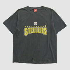 Pittsburgh Steelers NFL 2000s T-shirt Black Vintage - Fanatics