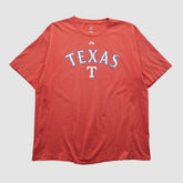 Texas Rangers Majestic 2000s T-shirt Clearance
