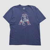 New England Patriots Reebok 2000s T-shirt Navy Vintage - Fanatics