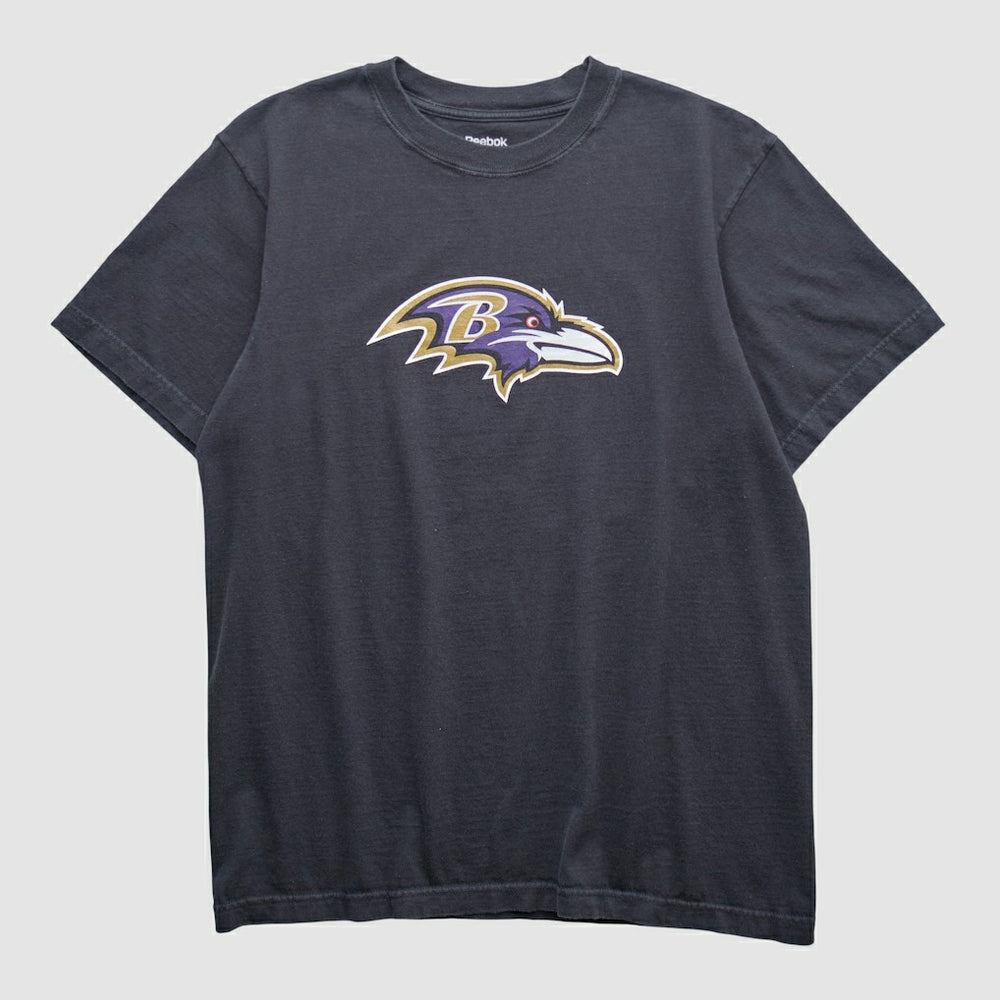 Baltimore Ravens Reebok 2000s T-shirt Black Vintage - Fanatics
