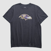 Baltimore Ravens Reebok 2000s T-shirt Black Vintage - Fanatics