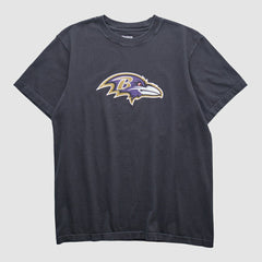 Baltimore Ravens Reebok 2000s T-shirt Black Vintage - Fanatics