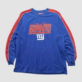 New York Giants NFL 2000s Long Sleeve T-shirt Blue Vintage - Fanatics