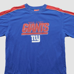 New York Giants NFL 2000s Long Sleeve T-shirt Blue Vintage - Fanatics