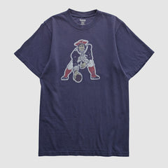 New England Patriots Reebok 2000s T-shirt Navy Vintage - Fanatics