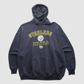 Pittsburgh Steelers 2006 Hooded Pullover Sweatshirt Black Vintage - Fanatics