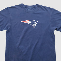 New England Patriots Reebok 2000s T-shirt Blue Vintage - Fanatics