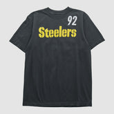 Pittsburgh Steelers Reebok 2000s T-shirt Black Vintage - Fanatics