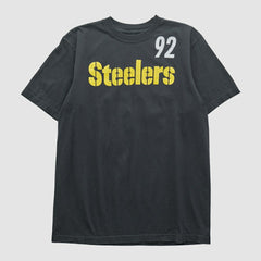 Pittsburgh Steelers Reebok 2000s T-shirt Black Vintage - Fanatics