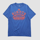 New York Giants Reebok 2000s T-shirt Blue Vintage - Fanatics