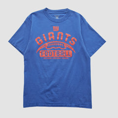 New York Giants Reebok 2000s T-shirt Blue Vintage - Fanatics
