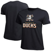 Anaheim Ducks - Champion Women's Wordmark Lockup T-Shirt Black