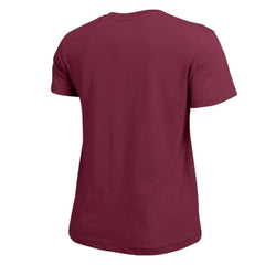 Colorado Avalanche - Champion Women's Arch Mascot Logo T-Shirt Burgundy