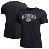 Los Angeles Kings - Champion Women's Arch Mascot Logo T-Shirt Black
