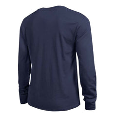 Nashville Predators - Champion Women's Wordmark Lockup Long Sleeve T-Shirt Navy