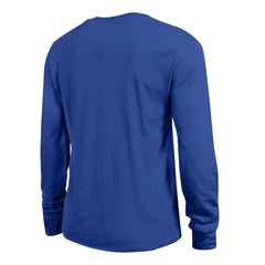 Vancouver Canucks - Champion Women's Wordmark Lockup Long Sleeve T-Shirt Royal