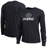 Los Angeles Kings - Champion Women's Wordmark Lockup Long Sleeve T-Shirt Black