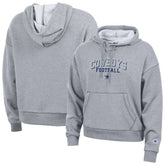 Dallas Cowboys Champion Women's Triumph Tri-Blend Hoodie Heather Gray - NFL