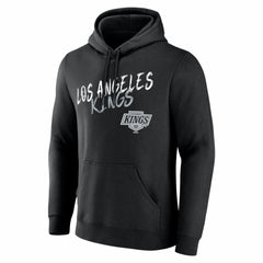 Los Angeles Kings - Big & Tall Hustle Personalized Name & Number Hoodie Black