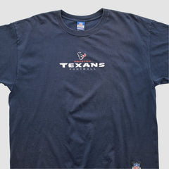 Houston Texans Reebok 2000s T-shirt Navy Vintage - Fanatics