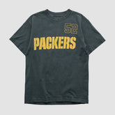 Green Bay Packers Reebok 2000s T-shirt Black Vintage - Fanatics