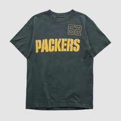 Green Bay Packers Reebok 2000s T-shirt Black Vintage - Fanatics