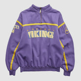 Minnesota Vikings 90s 1/4 Zip Sweatshirt Purple Vintage - Fanatics